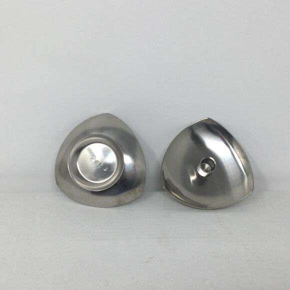 VTG NEW! Selandia Danish Candle Holders Stainless Steel Set NIB Mid Century - Picture 6 of 9